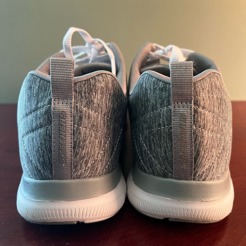 Skechers Gray Knit Sneakers